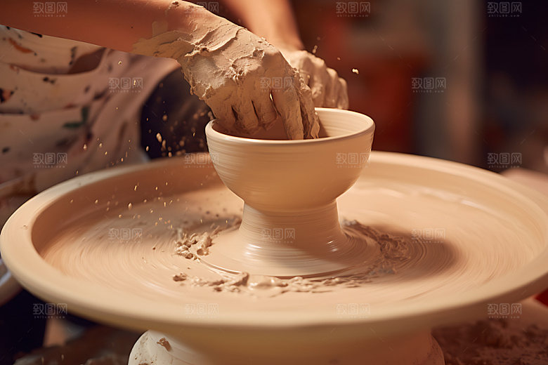 陶瓷制作高清陶瓷制作摄影图