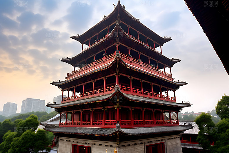 滕王阁风景景区摄影图