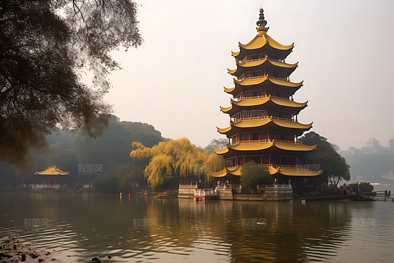 滕王阁江西江南名楼摄影图