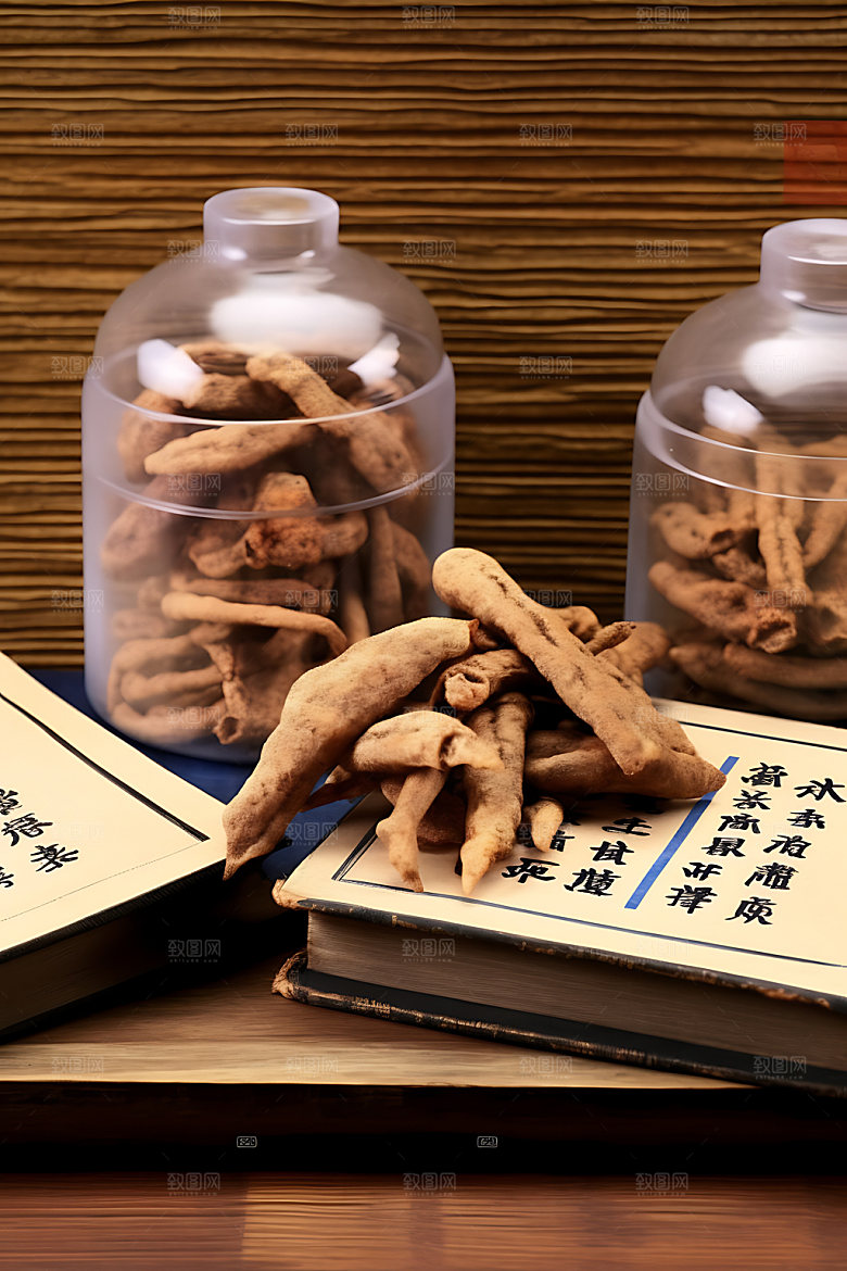 天麻中医自然摄影图