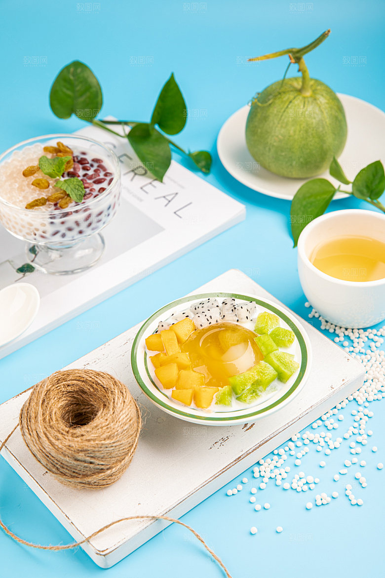 中式甜品甜食美食摄影图