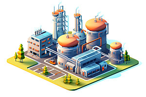 天然气电站燃料电厂燃气发电模型