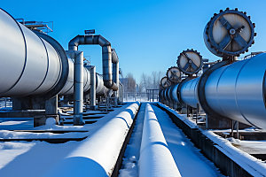 天然气管道工业能源输送摄影图