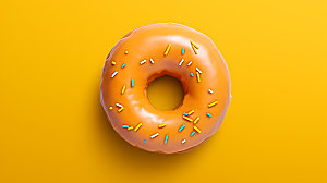 甜甜圈高清甜品摄影图