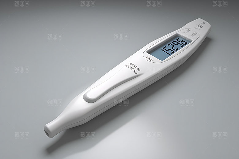 体温计温度计模型效果图