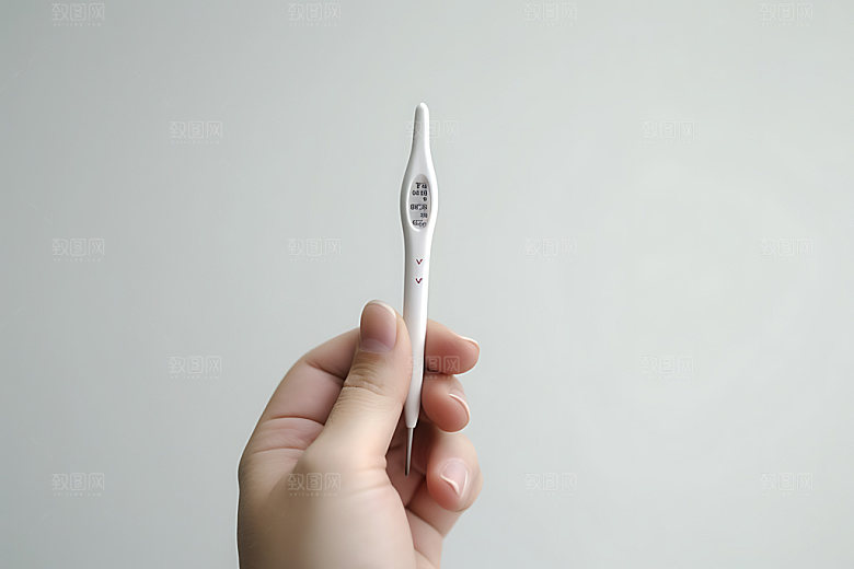 体温计医疗器械测量效果图