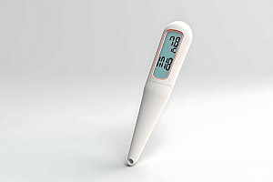体温计模型温度计效果图