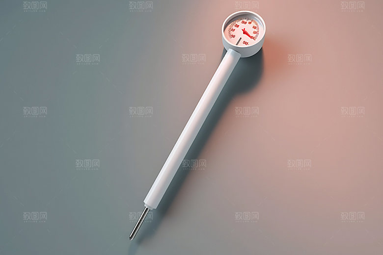 体温计模型温度计效果图