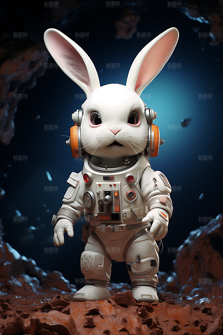 中秋元素可爱3D模型