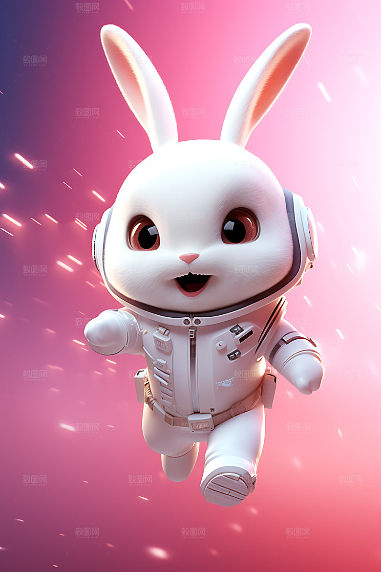 中秋元素可爱3D模型