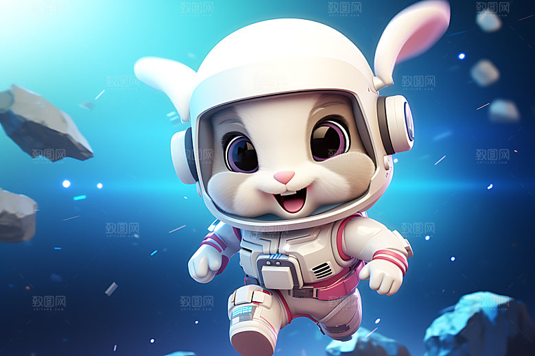 中秋元素3D立体模型