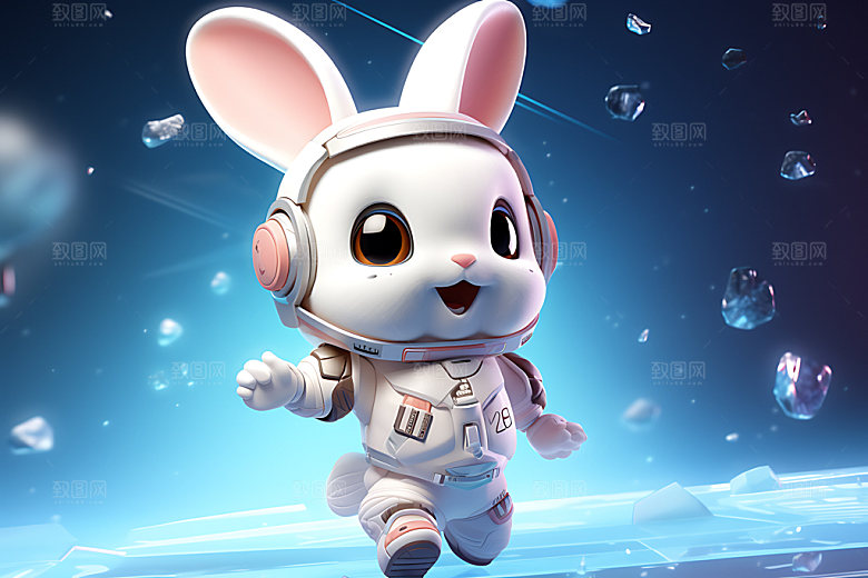 中秋元素可爱3D模型