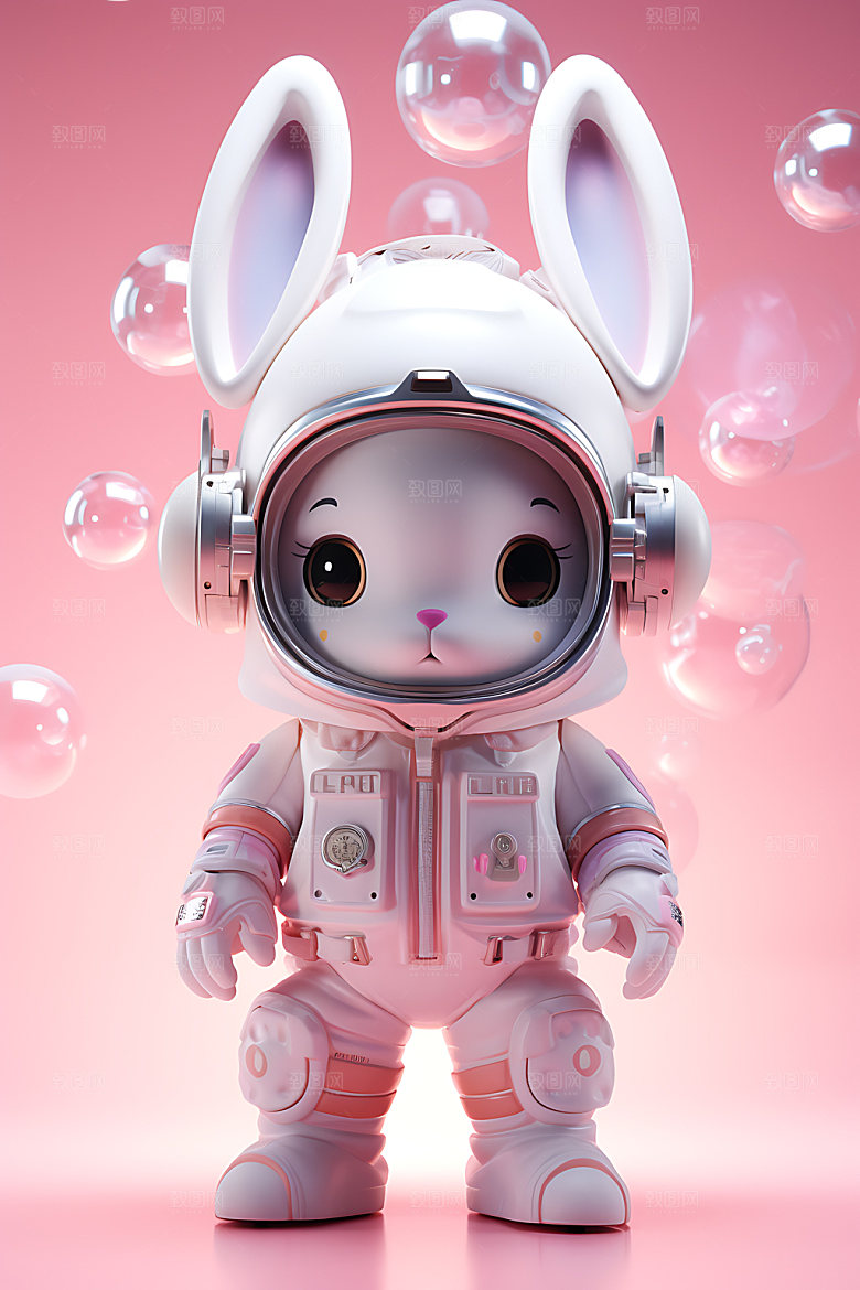 中秋元素可爱3D模型