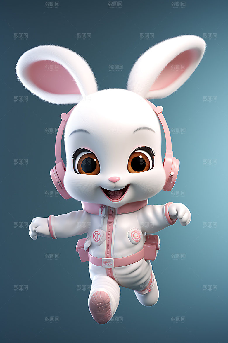 中秋元素3D立体模型