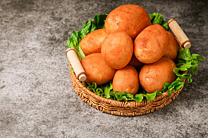 土豆原材料高清摄影图