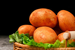 土豆原材料洋芋摄影图