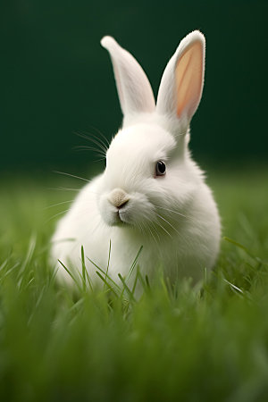 兔子哺乳动物萌摄影图