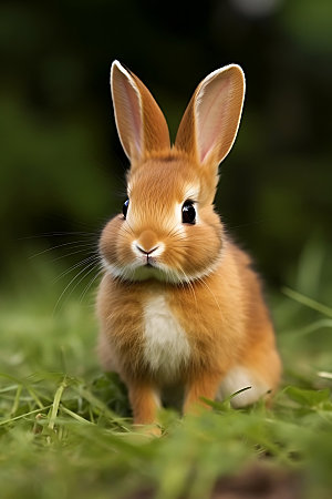 兔子高清生物摄影图