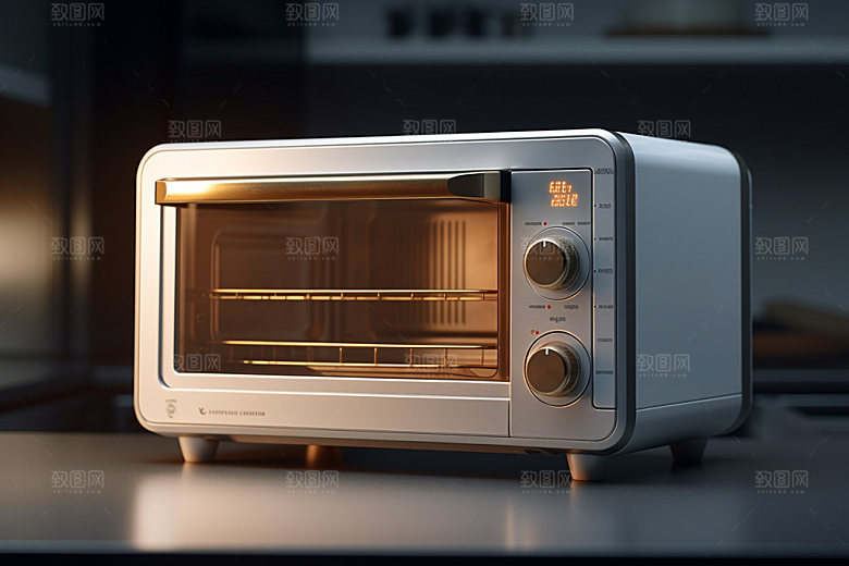 微波炉家电烹饪模型