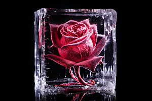 冰玫瑰高清花卉素材