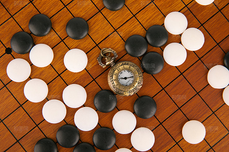 围棋棋牌对弈摄影图