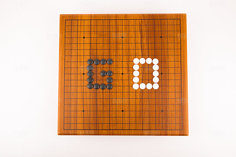 围棋下棋对弈摄影图