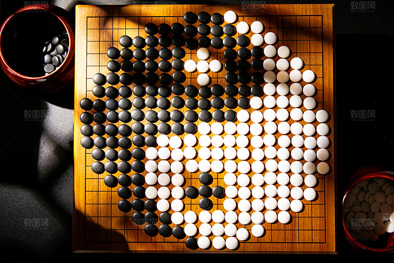 围棋五子棋休闲摄影图