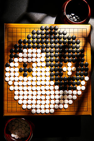 围棋下棋休闲摄影图