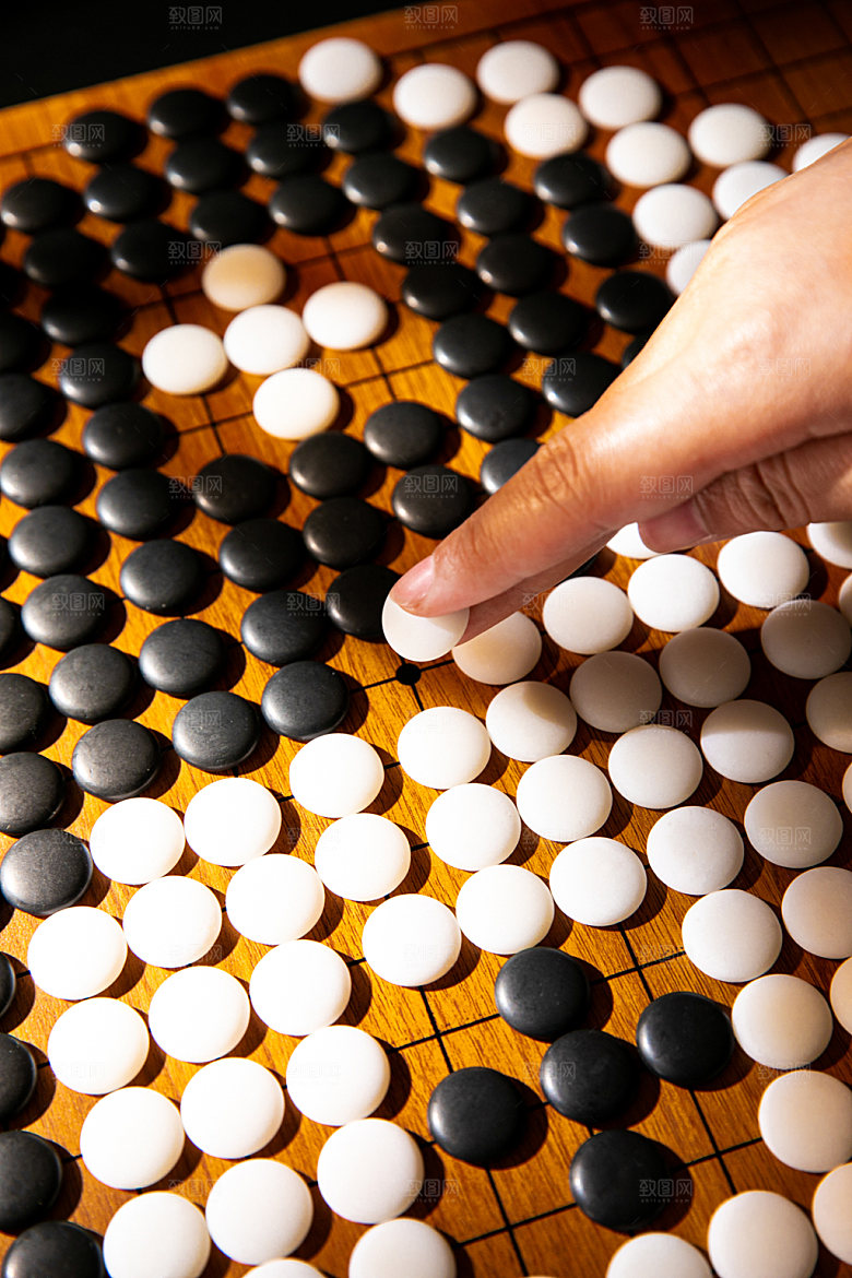 围棋高清休闲摄影图