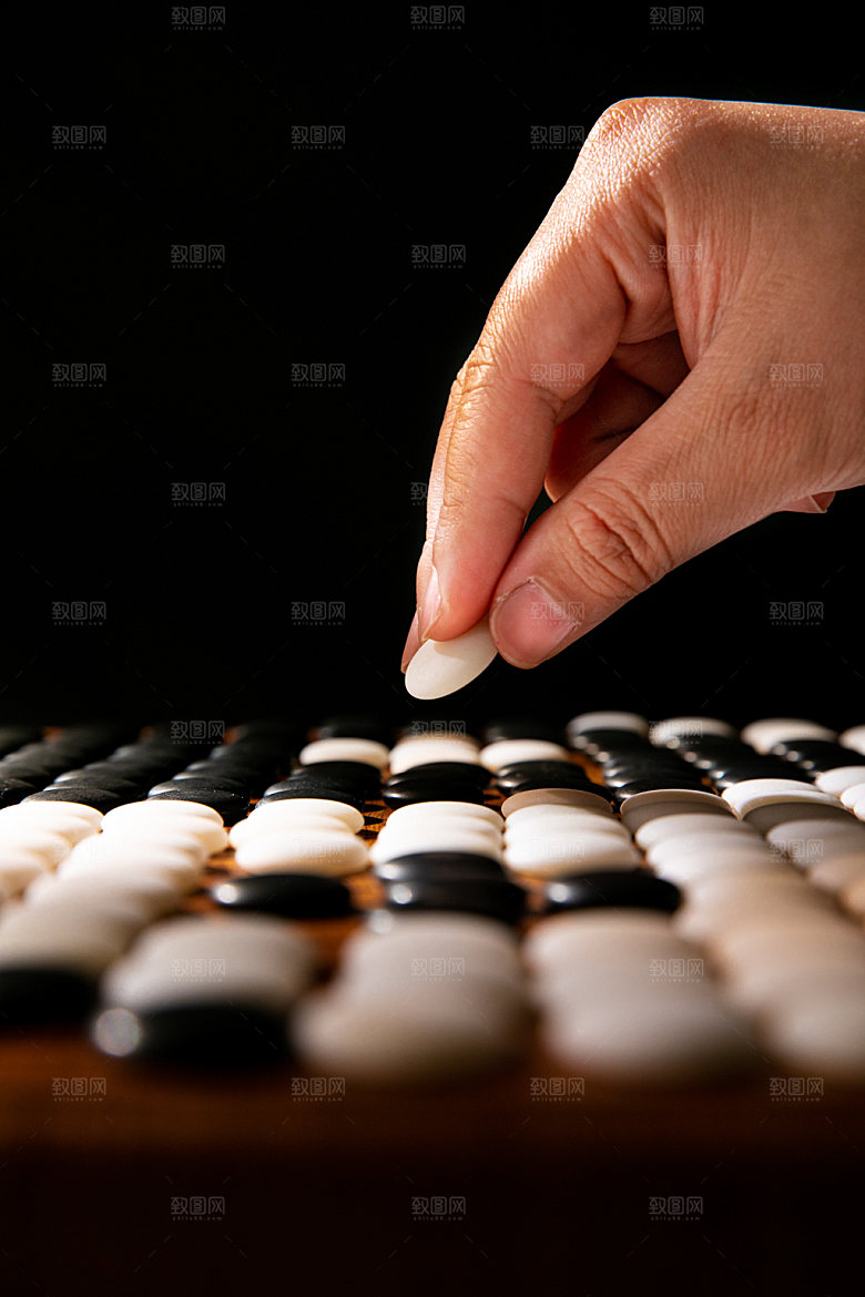 围棋五子棋休闲摄影图