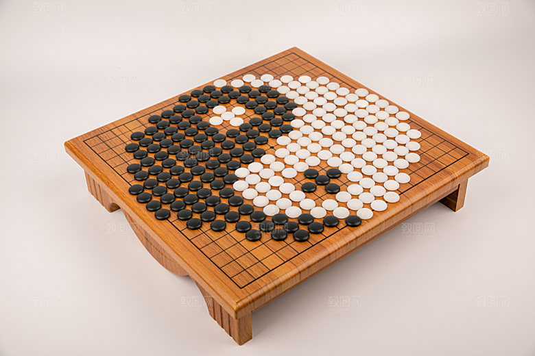围棋下棋对弈摄影图
