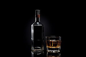 威士忌洋酒酒类摄影图