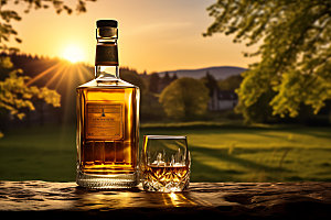 威士忌产品酒吧摄影图