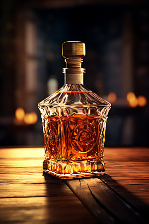 威士忌产品酒类摄影图