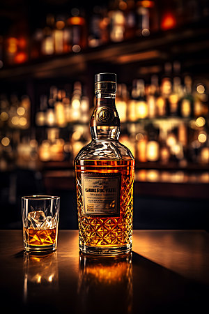 威士忌酒类高清摄影图