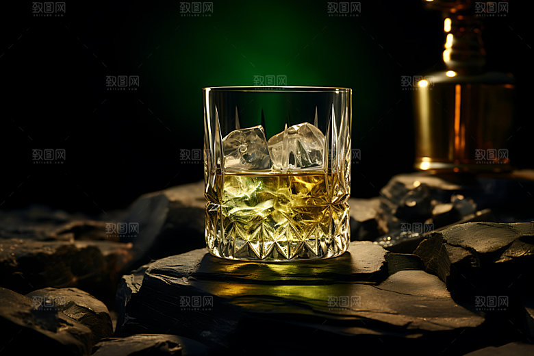 威士忌产品酒吧摄影图