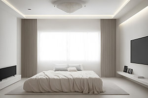 卧室模型现代效果图