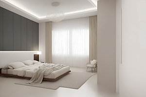 卧室现代设计效果图