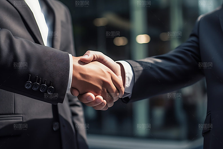 握手企业精神团队合作摄影图