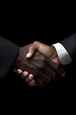 握手合作战略合作企业精神摄影图