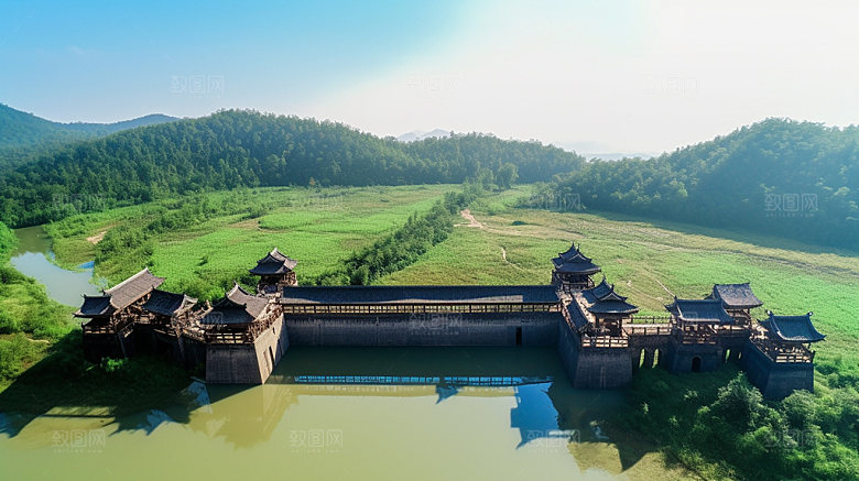 武汉旅游景点摄影图