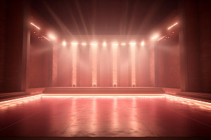 灯光舞台设计聚光灯舞台效果图