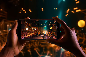 演唱会记录演唱会拍摄观众拍摄手机样机