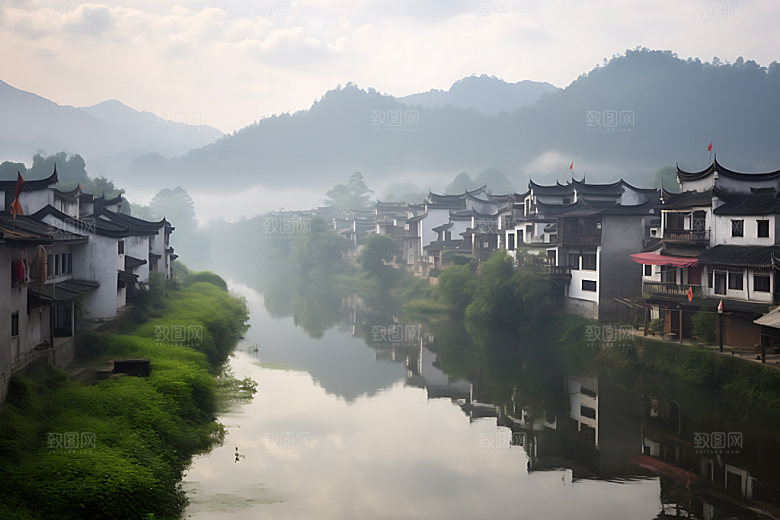 婺源风景油菜花摄影图