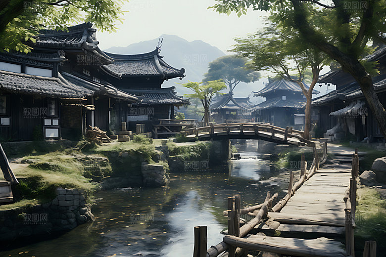 乌镇古镇旅游摄影图
