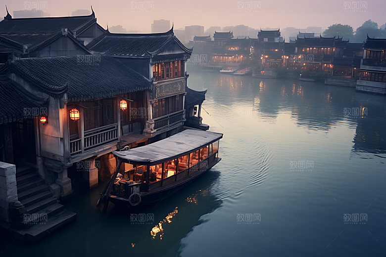 乌镇江南风光摄影图