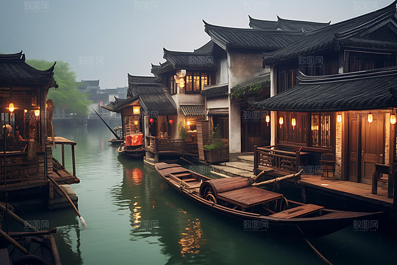 乌镇旅游风光摄影图