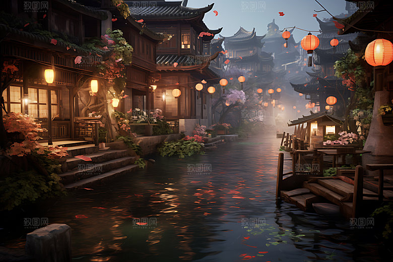 乌镇高清古镇摄影图