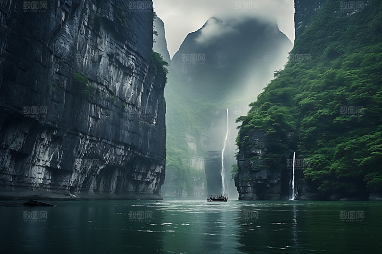 峡谷风光壮美大峡谷摄影图