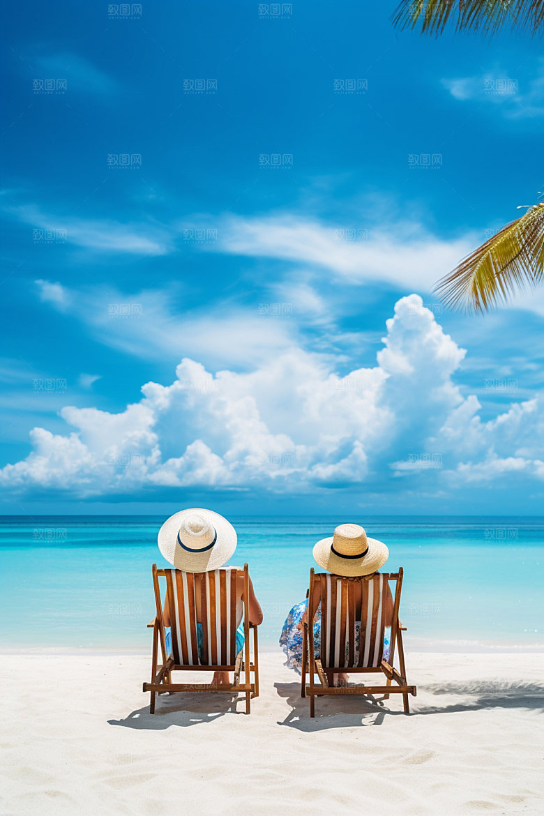 夏季海边夏日旅行素材